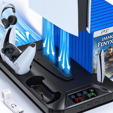 📞53884600.🎇 Base Multifuncional con Refrigeración para PS5 / PS5 Slim🎇 Mensajería disponible.🚴 - Img 121094141