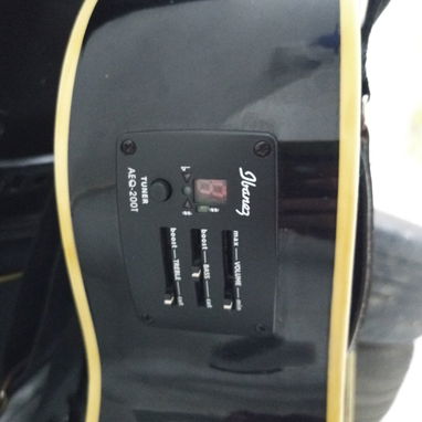 🎸Guitarra Ibanez Electroacústica Negra Cutaway - Img 121658437