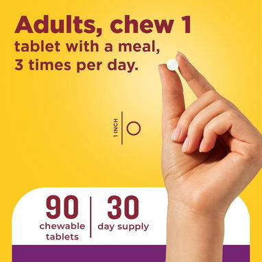 Enzimas Digestivas 5 en 1 Masticables (Nature Made · 90 masticables) OFERTA ESPECIAL - 6/10