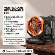 🔋⚡VENTILADORES RECARGABLES MULTIFUNCIÓN ⚡🔋 - Img 57686306