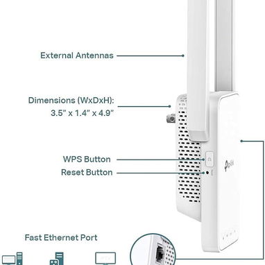 EXTENDER REPETIDOR TP LINK AC1200 MODELO RE315..1LAN .....NUEVO EN SU CAJA - Img 125863643