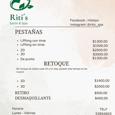 RITI'S Spa, salón Spa,  salón de belleza en Centro Habana - Img 114741588