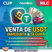 VENDO USDT - TRATO PRESENCIAL O TRANSFERENCIA MLC ¿Necesitas dólares digitales para tus operaciones, ahorros o compras? - Img 56279380