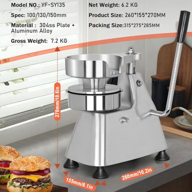 Maquina Hamburguesera profesional, mas de 150 hamburguesas por hora. - Img 124997016