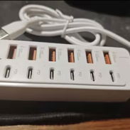 Estación de carga, 6 puertos USB A, USB C. Regleta para carga. - Img 55234290