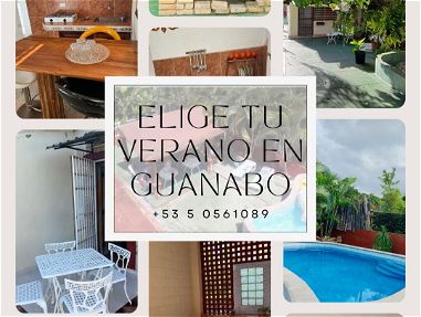 Pincha aquí😵‍💫 Casa alquiler con piscina en Guanabo 🏊‍♂️🏊 - Img main-image