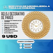 ✨🕒 RELOJ DECORATIVO DE PARED  💲Precio: 9 USD - Img 55692582