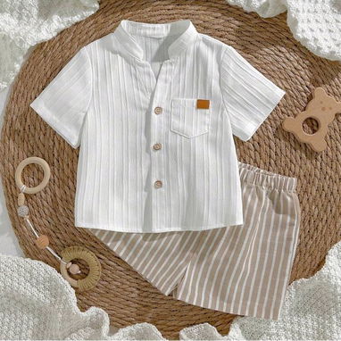 CONJUNTO CAMISA Y SHORT PARA NIÑO - Img 121900943