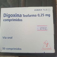 Digoxima 0,25 mg, 50 tabletas - Img 56978305