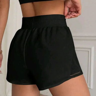 Short de Naylon mujer para entrenar correr yoga y más - 2/4