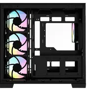 Raidmax I610 Atx | Micro-atx | Itx Argb Mid-tower Dual Chamber Gaming Chassis – Black - Img 48639670