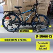 Bicicleta 26 Jinghan 255 USD...51596013.....Mensajeria Costo Adicional (Star-1003) - Img 57893886