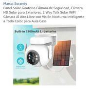 Cámara de Seguridad, traen Panel Solar - Img 57606976