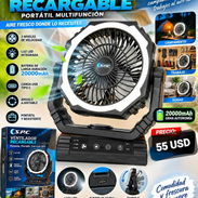 Ventilador recargable portátil - Img 57856508