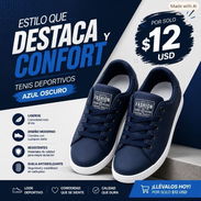 Tenis Deportivos Azul Marino Fashion - Img 56863161
