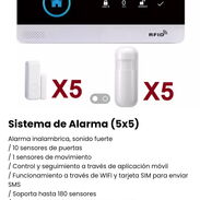 ¡¡¡Sistema de Alarma (1x10)/Sistema de Alarma (5x5)Alarma inalambrica, sonido fuerte!!! - Img 45288211