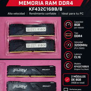 Memoria RAM DDR4 Disipada KINGSTON FURY BEAST - Img 57357422