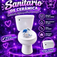 💜Sanitario de cerámica💜 -Incluye su kit de instalación Precio: $150.00 💸 - Img 58353598