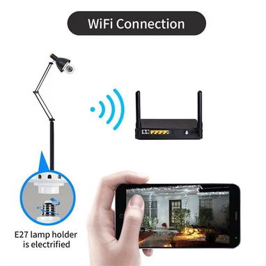 💡📹 CÁMARA DE SEGURIDAD WIFI TIPO BOMBILLO 1080P PTZ 🔒 - Img 120773195