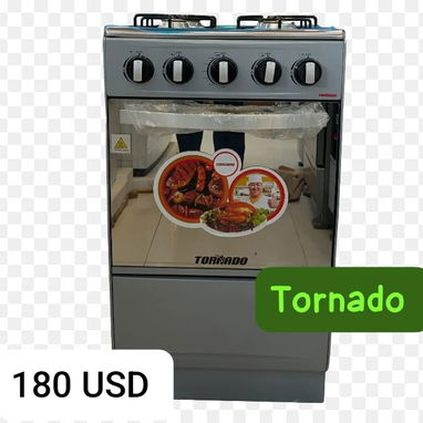 Cocina de gas con horno Tornado de 4 hornillas - 2/2