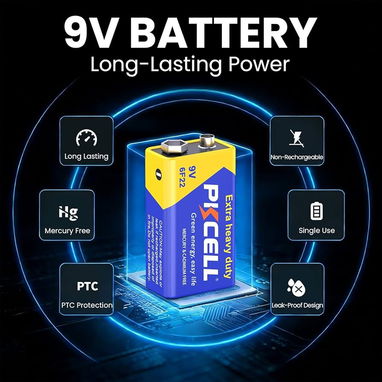Pilas A23 batería 9V - Img 123250194