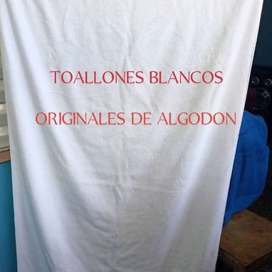 SABANAS BLANCAS NUEVAS DE ALGODÓN Y TOALLAS Y FUNDAS - Img 123472185