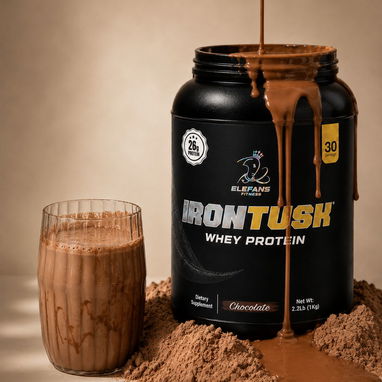 Whey Protein IRONTUSK Elefans – 26g de Proteína | Sabor Chocolate - 4/5