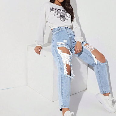 Pantalón estilo boyfriend talla M - 3/3