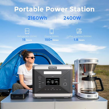 Estación de Carga SolarPlay - 2160Wh - 5/6