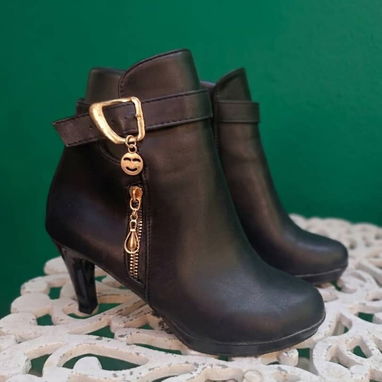 Botines de tacón negros num. 38 💵20 USD - 2/5