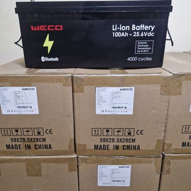 🔋 BATERÍAS  LiFePO4 24V 100Ah Weco ITALIANAS 🇮🇹_ 2560 Wh - 2/2