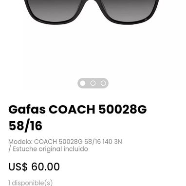 Gafas COACH. Estuche original incluido.De mujer Originales - 5/8