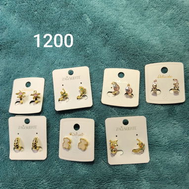 Aretes laminados en oro - Img 113898891