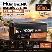 Batería Humsienk LiFePO4 12,8 V 200 AMP - Img 58181960