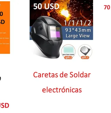 Vendo máquina de soldar de 315 amperes 220V, caretas de soldar automáticas, todo nuevo - Img 86982697