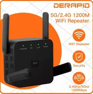 Repetidor WiFi Extensor 4 Antenas Amplificador WIFI 1200Mbps MODO AP - NUEVO - Dual Band - SUPER CALIDAD - Img 48964793