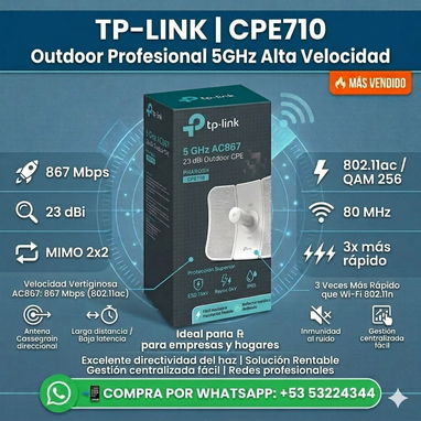 TP-LINK PHAROS CPE210 Y CPE510 NUEVOS - - Img 124211038