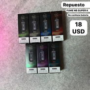 Repuestos de vapes FUME NB SUPER K.18USD - Img 53160788