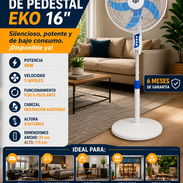 🍃 16" 🍃 VENTILADOR DE PEDESTAL EKO - POTENCIA 40W. ENTREGA GRATIS CON FACTURA Y GARANTIA. 📲 54833699 - Img 56659639