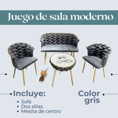 Juego de sala moderno - Img 123406029