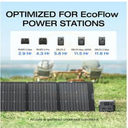 Panel Solar Portátil ECOFLOW 220W, Plegable / 375 USD - Img 54851307