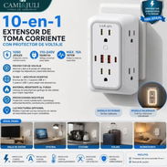 Extensor de tomacorriente con protección de voltaje - Img 56488423