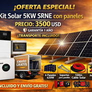 Kit Solar 5KW con 5KWh SRNE (CON paneles) - Img 55726143