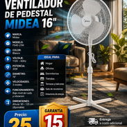 🔋 AHORRA BATERÍA DE TU ESTACIÓN E. 🔋 VENTILADOR DE PEDESTAL MIDEA 16" - 32W. MENSAJERIA CON FACTURA. 📲 54833699 - Img 56462042