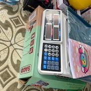 Pesa para pesar alimentos digital funciona con corriente y sin corriente nueva en su caja - Img 55989427