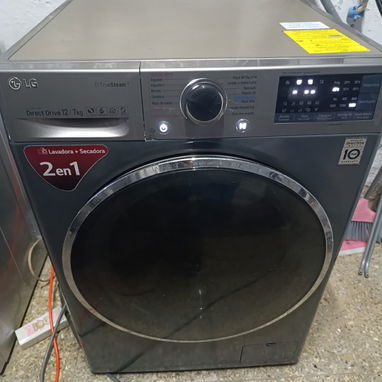 Vendo 2 lavadoras LG automática secado al vapor de uso - Img 121119792