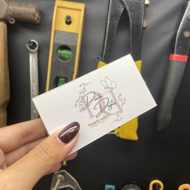 Tarjetas de presentación/ tarjetas de fidelidad / tarjetas de agradecimiento/ tarjetas / insumos negocios - Img 125360525