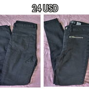 Se venden pantalones jeans de mezclilla tipo skinny tiro alto en 24 USD. - Img 45239864
