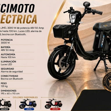 BiciMoto Eléctrica JDM transporte incluido dependiendo del lugar - Img 122987605