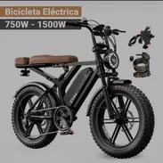 Bicicleta Eléctrica TST X6 750W 48V 15Ah 20x4 Fat Tire Con Rack Y Candado Negro - Img 58163256